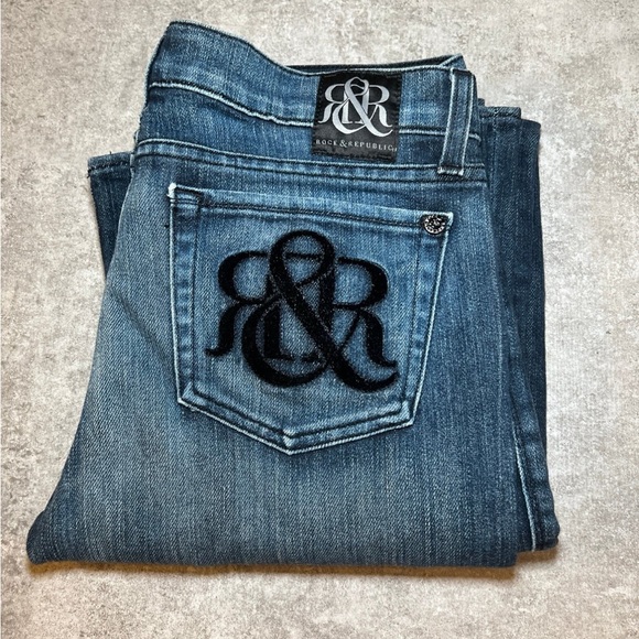 Rock & Republic Denim - Rock & Republic Dark Blue Denim